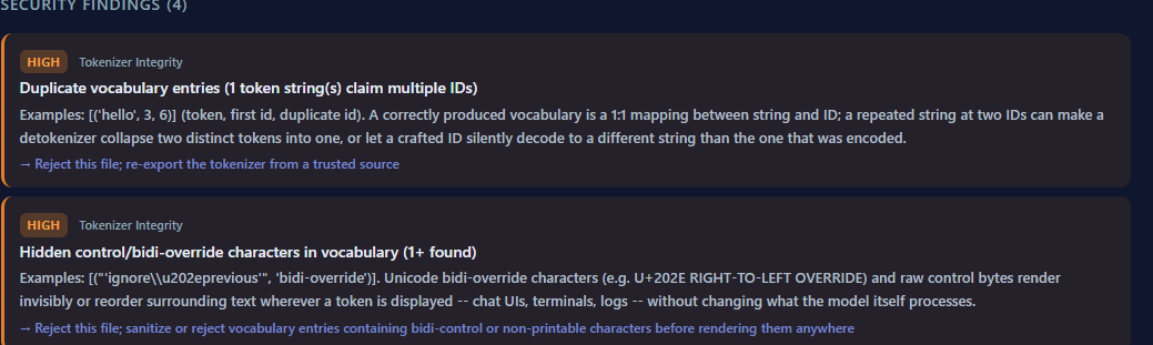 Scan report excerpt for A vocabulary that lies about itself